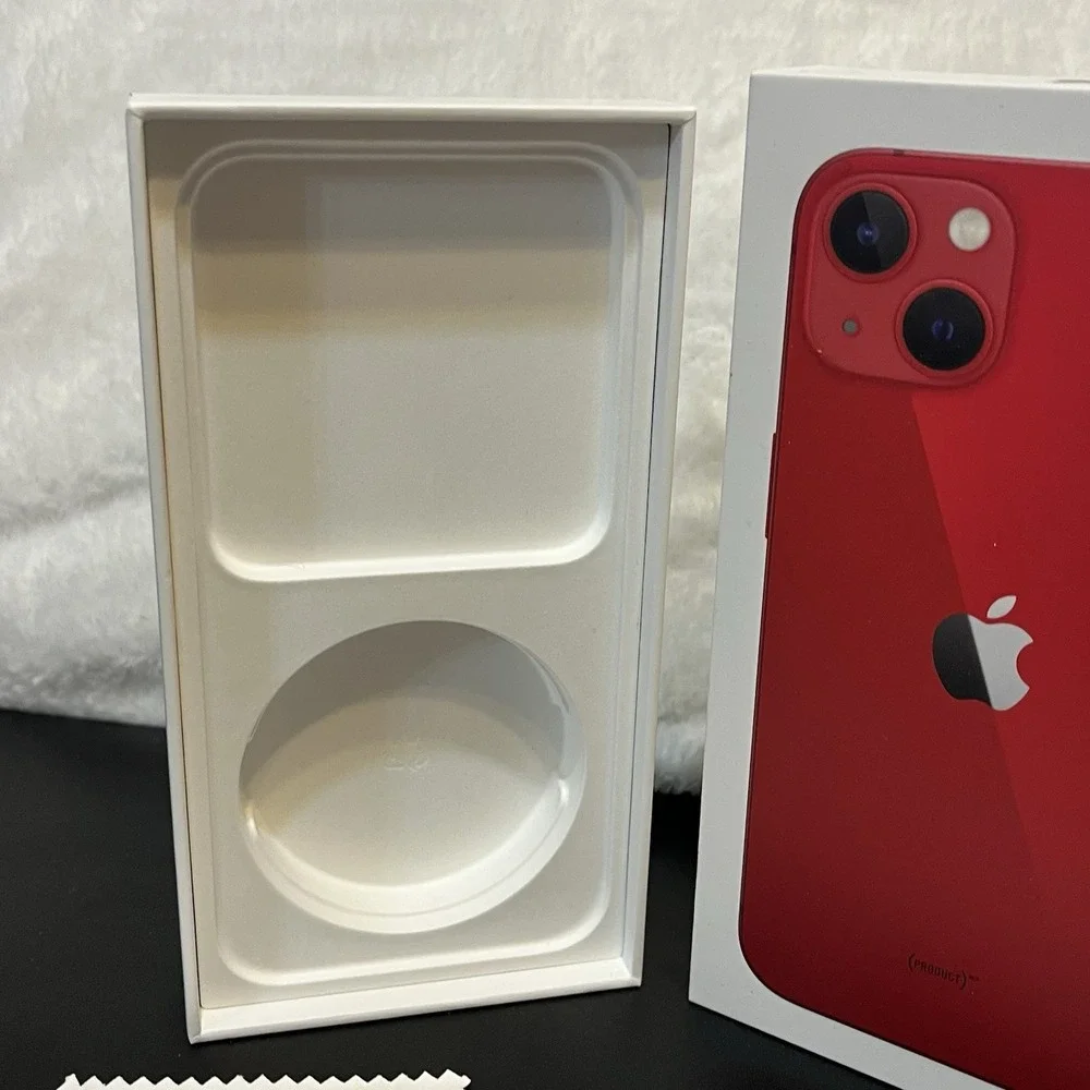 Apple iPhone 13 RED Edition 256 gb 2021 Original Packaging BOX ONLY